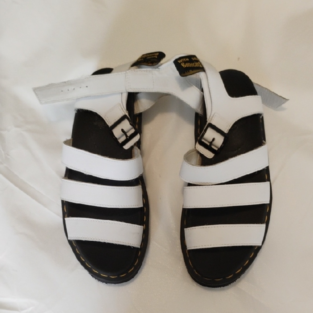Dr. Martens White Kids Sandals
